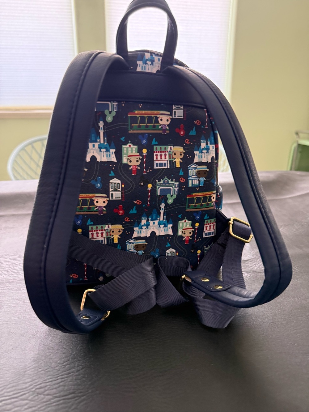 NWOT Disney Parks Loungefly Dapper Dans Main Street Trolley POP! Icons Backpack - Picture 3 of 8